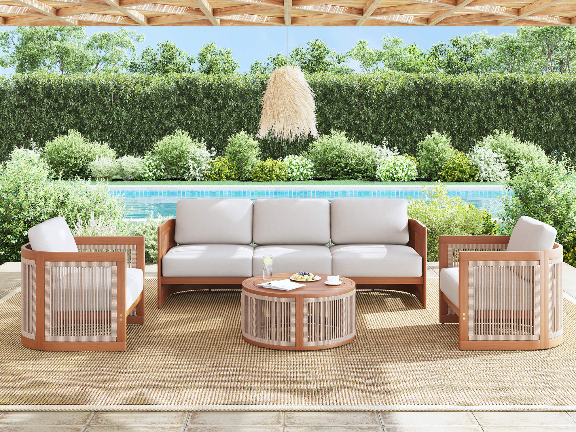 #Size_4-pc with Sofa